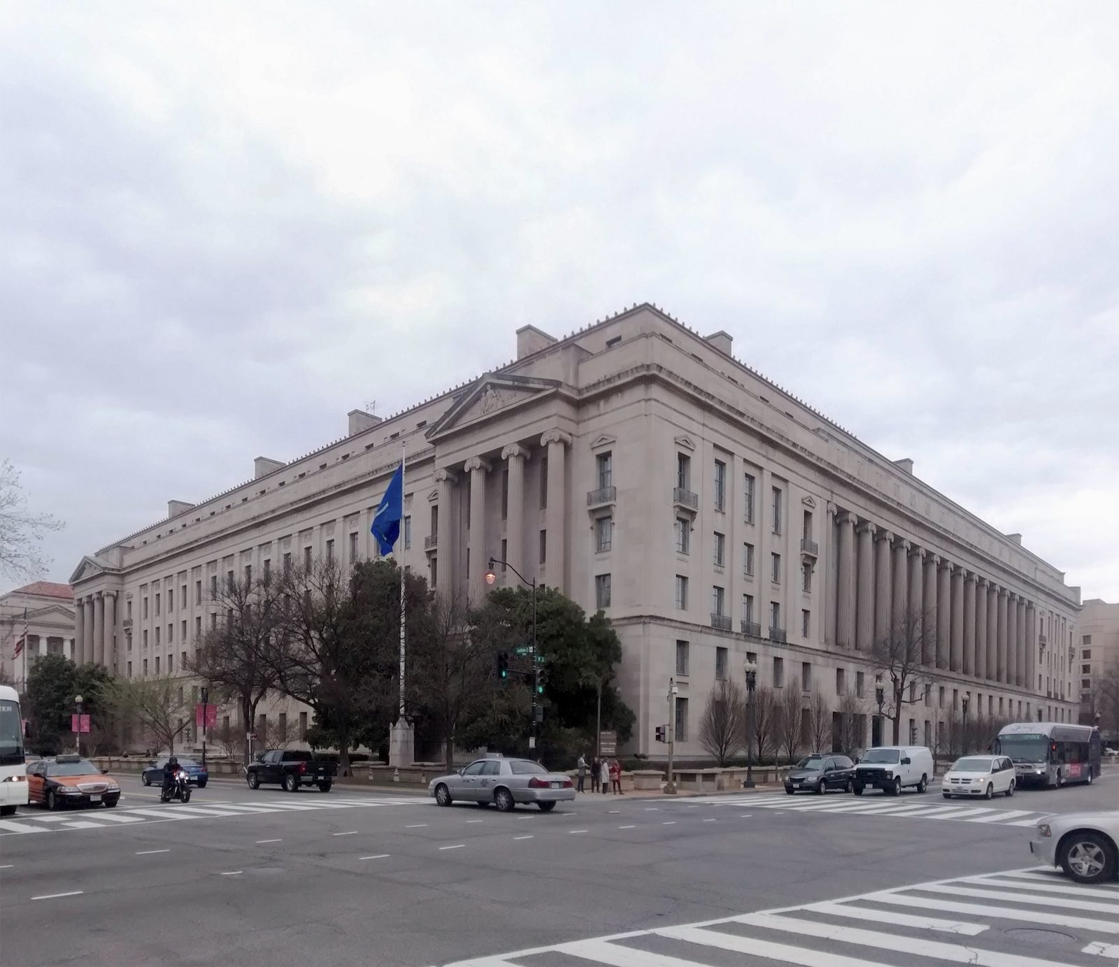 The Robert F. Kennedy Department of Justice Building in Washington, D.C.